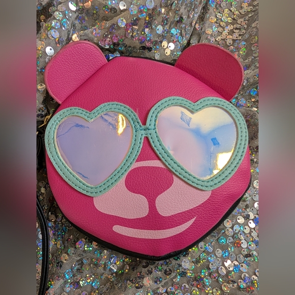 Betsey Johnson Pink 🩵🐻🩵 Bear Wristlet Bag 💗 - Picture 2 of 5